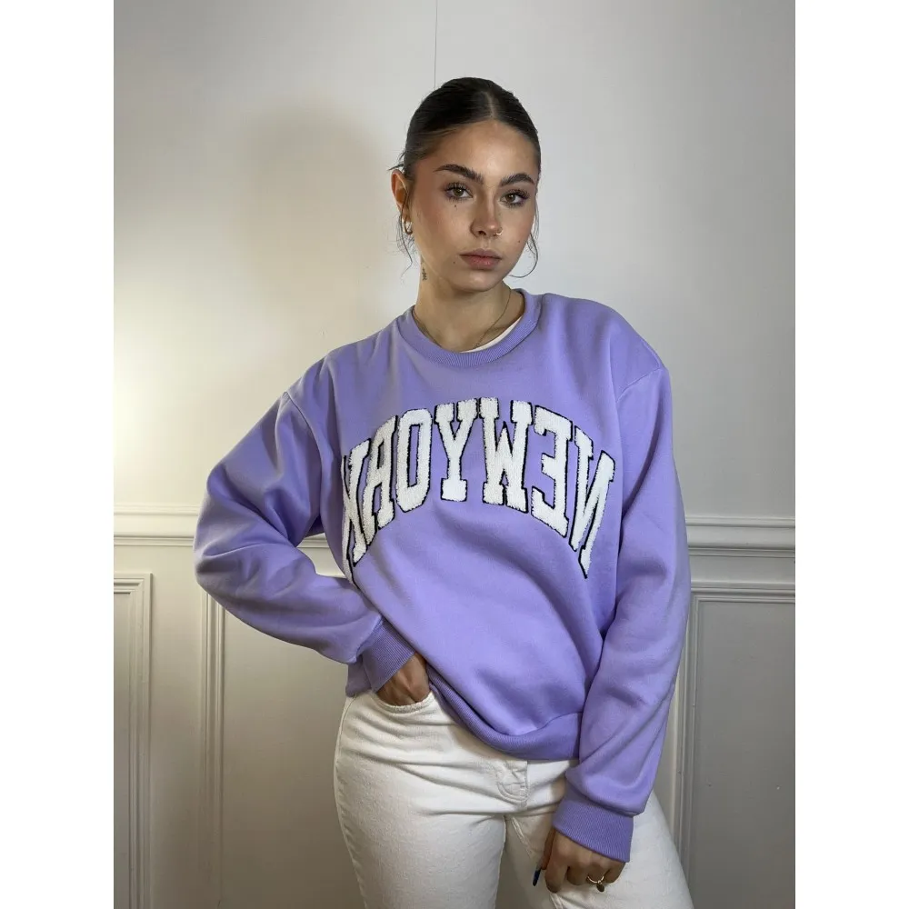 Sweat « NEW YORK » Violet